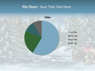 A Christmas Powerpoint Presentation Is Shown PowerPoint Template