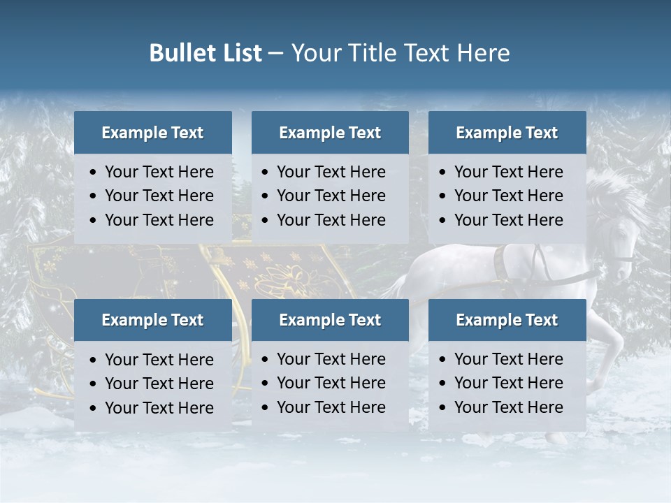Retro Ilustracja Las PowerPoint Template
