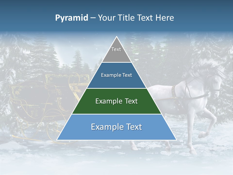 Retro Ilustracja Las PowerPoint Template