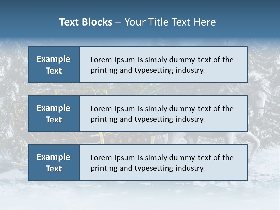 Retro Ilustracja Las PowerPoint Template