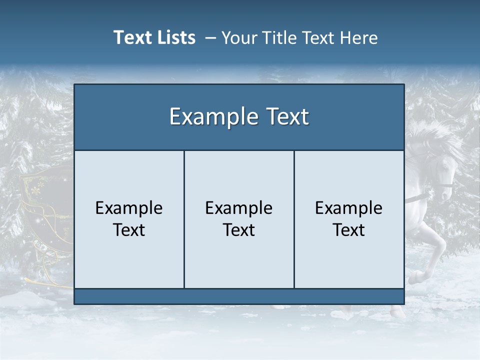 Retro Ilustracja Las PowerPoint Template
