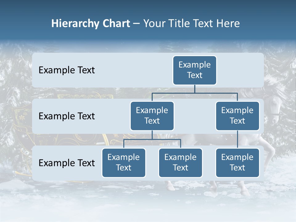 Retro Ilustracja Las PowerPoint Template