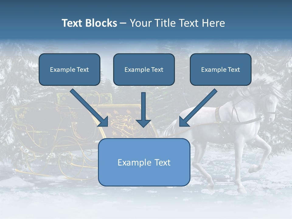Retro Ilustracja Las PowerPoint Template