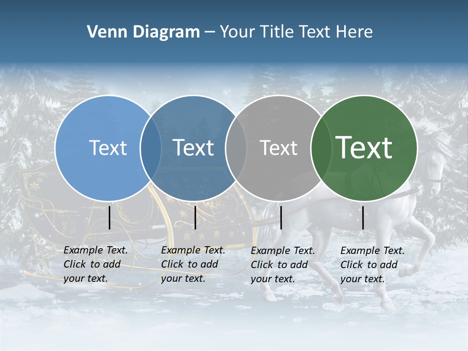 Retro Ilustracja Las PowerPoint Template
