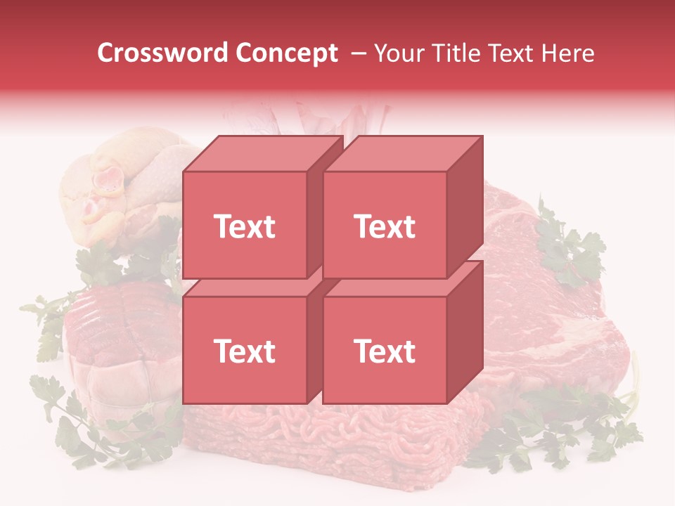 Burgers Skewers Black PowerPoint Template