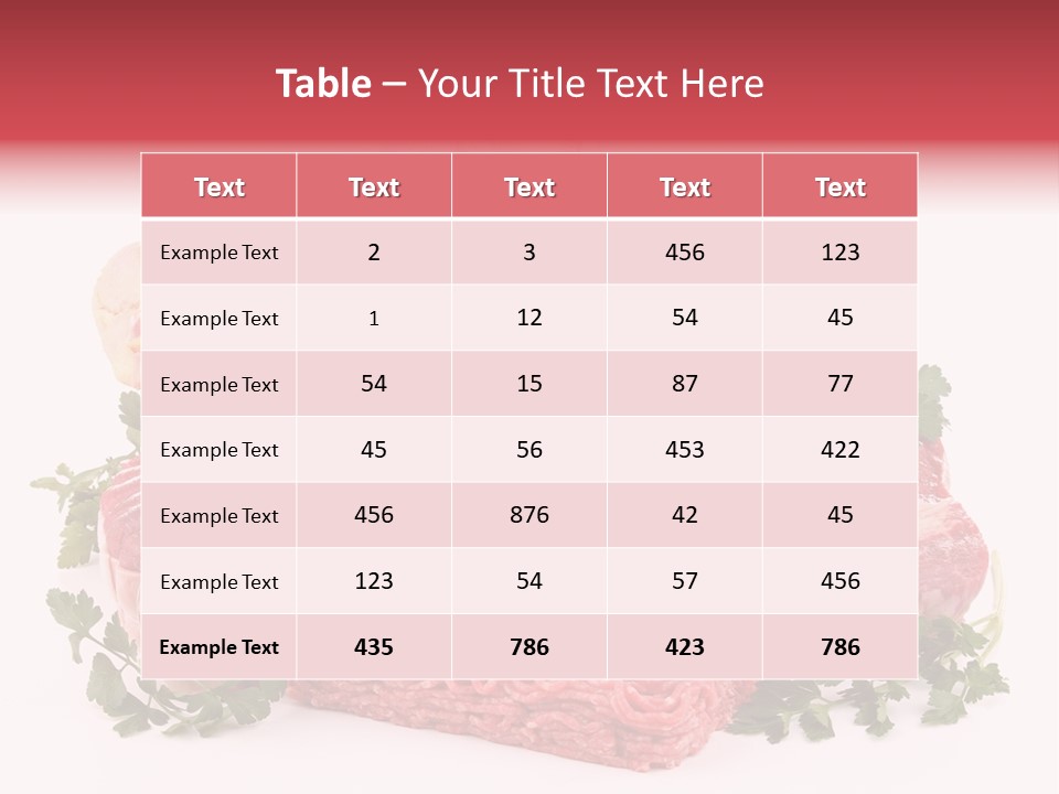 Burgers Skewers Black PowerPoint Template