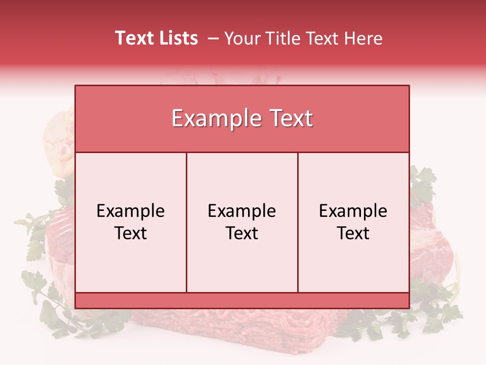 Burgers Skewers Black PowerPoint Template