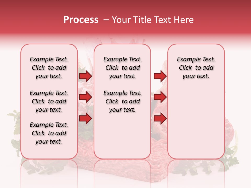 Burgers Skewers Black PowerPoint Template