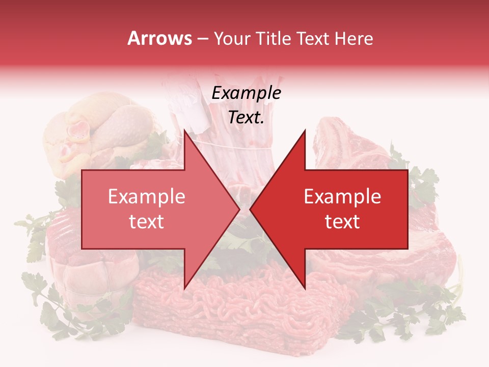 Burgers Skewers Black PowerPoint Template