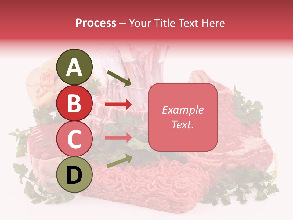 Burgers Skewers Black PowerPoint Template