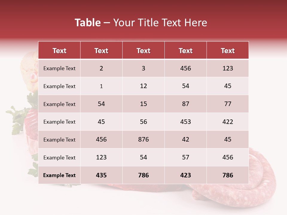Butter Beef American PowerPoint Template