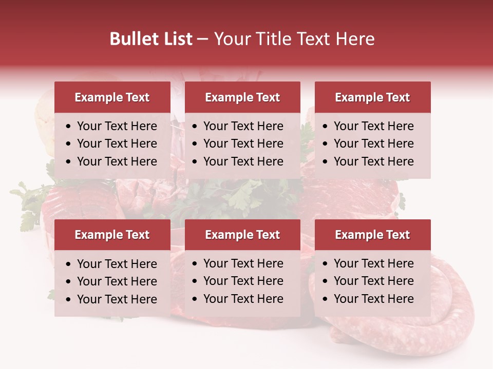 Butter Beef American PowerPoint Template