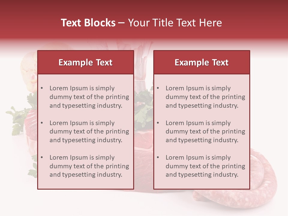 Butter Beef American PowerPoint Template