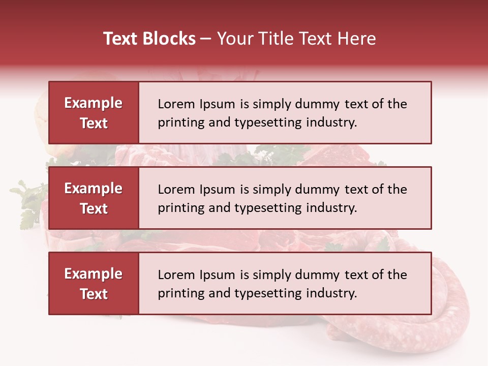 Butter Beef American PowerPoint Template