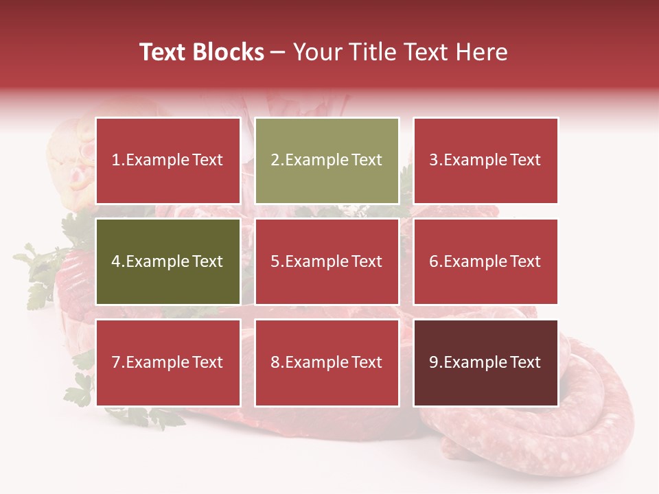 Butter Beef American PowerPoint Template