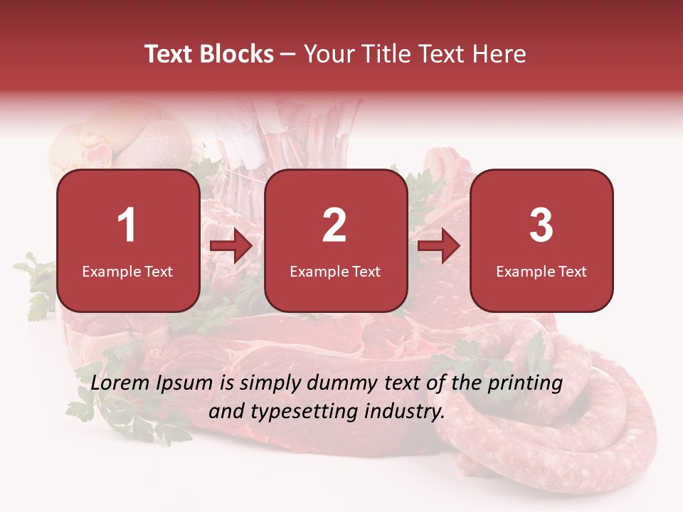 Butter Beef American PowerPoint Template
