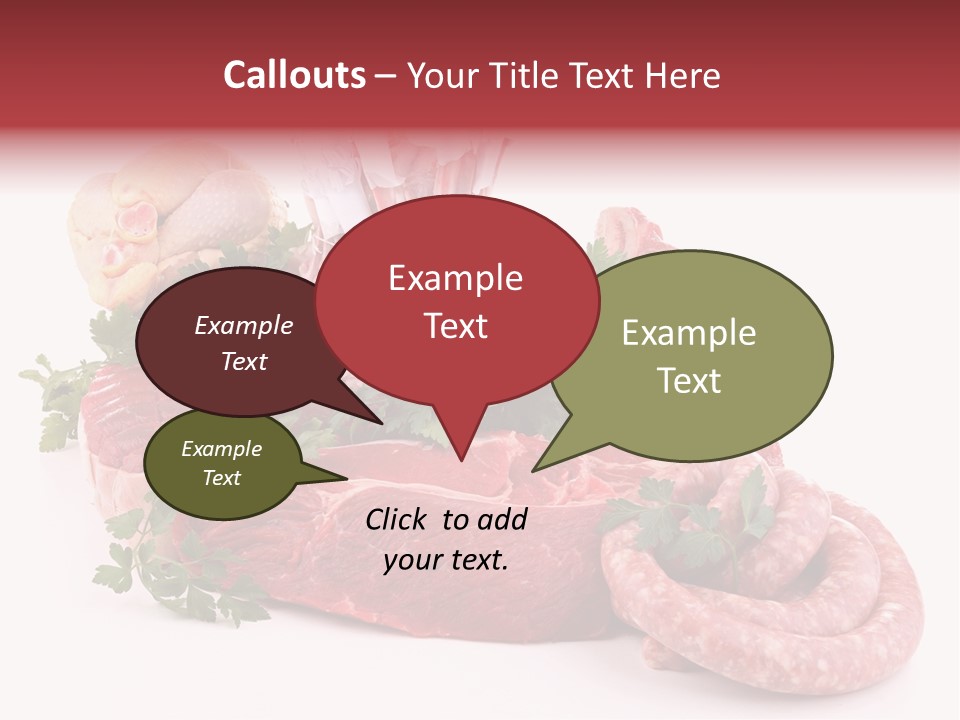 Butter Beef American PowerPoint Template
