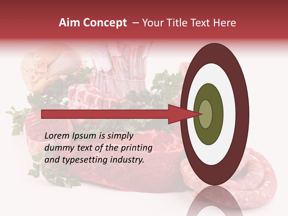 Butter Beef American PowerPoint Template