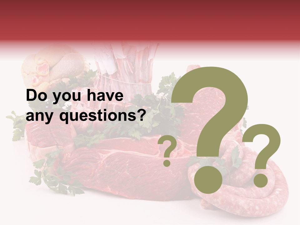 Butter Beef American PowerPoint Template