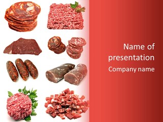 Vegetable Outside Meal PowerPoint Template