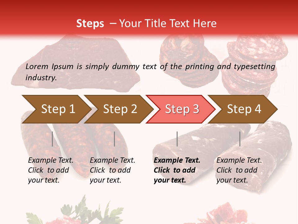 Vegetable Outside Meal PowerPoint Template