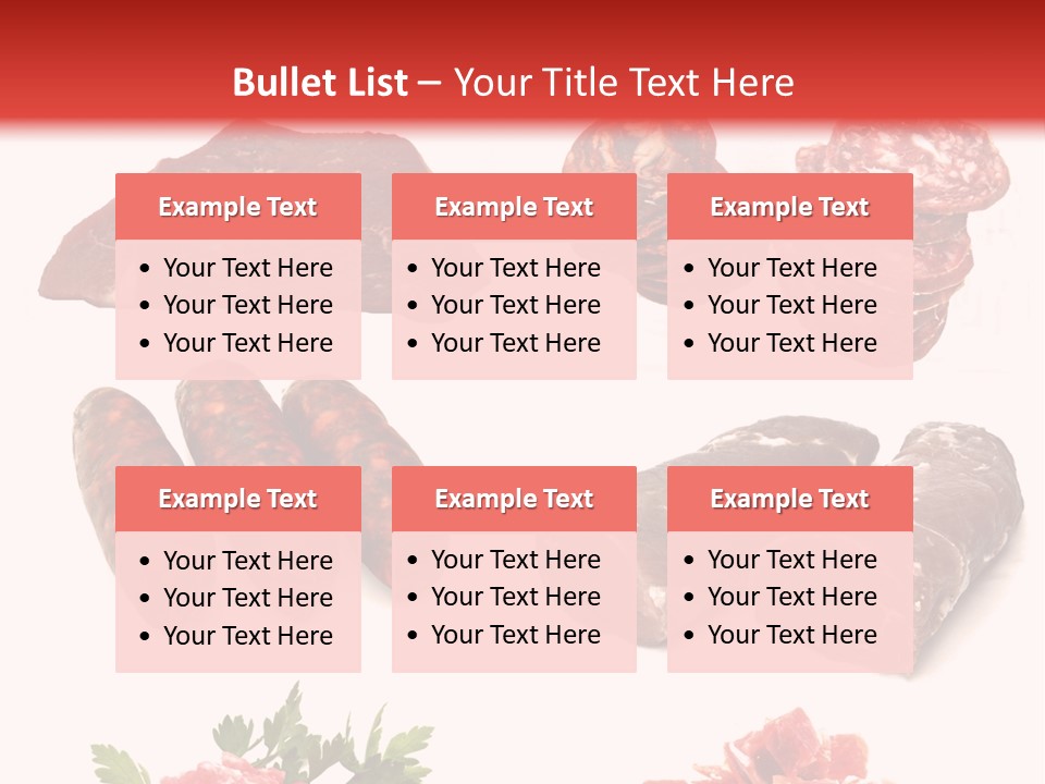 Vegetable Outside Meal PowerPoint Template