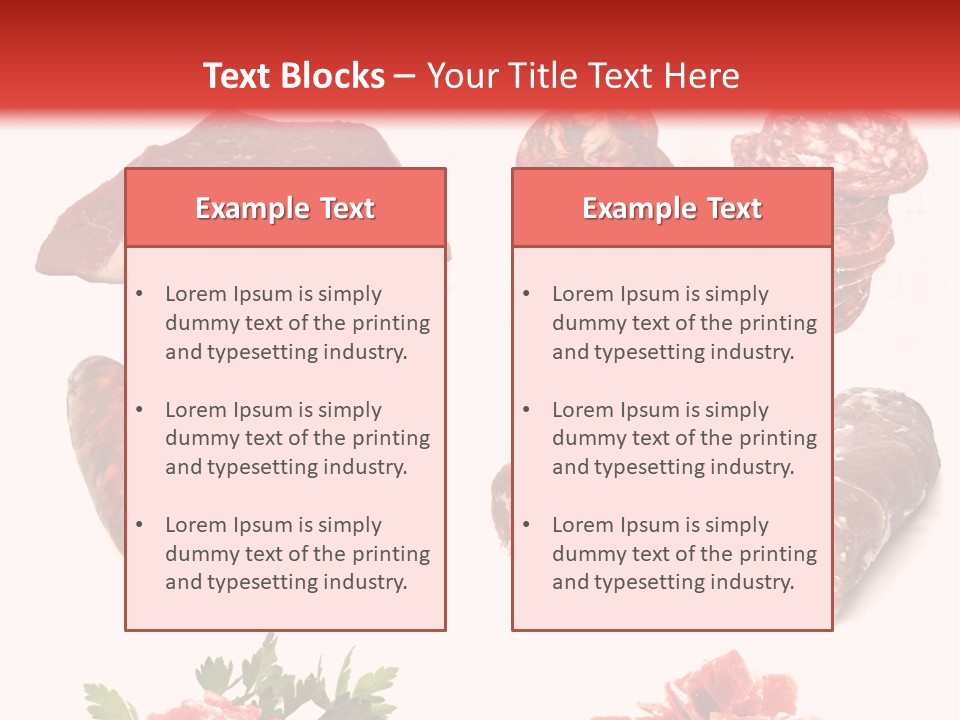 Vegetable Outside Meal PowerPoint Template