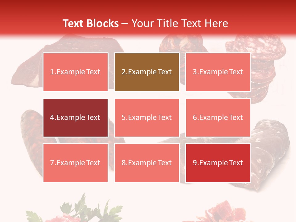 Vegetable Outside Meal PowerPoint Template
