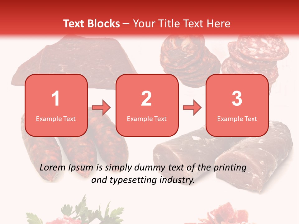 Vegetable Outside Meal PowerPoint Template