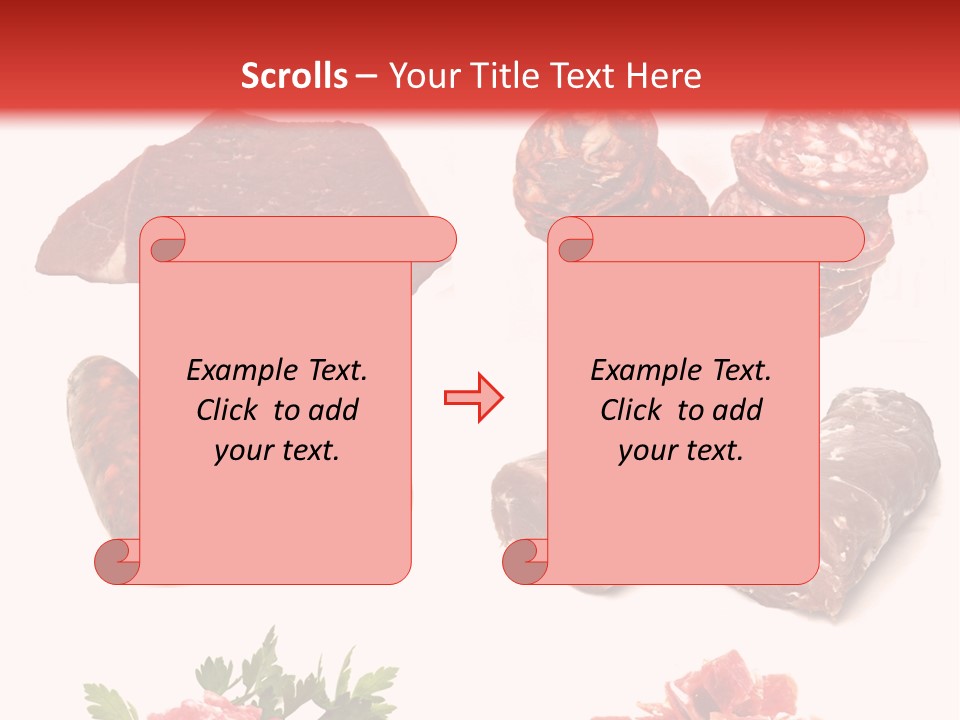 Vegetable Outside Meal PowerPoint Template