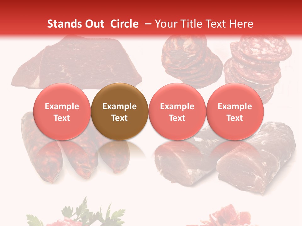 Vegetable Outside Meal PowerPoint Template