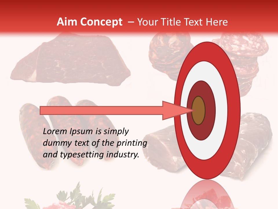 Vegetable Outside Meal PowerPoint Template