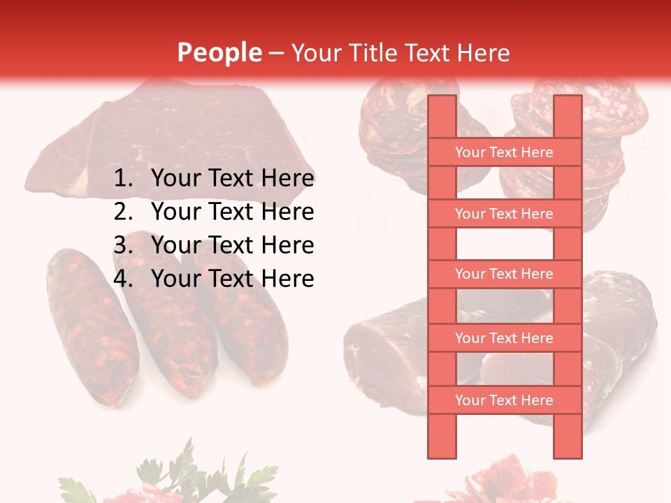 Vegetable Outside Meal PowerPoint Template