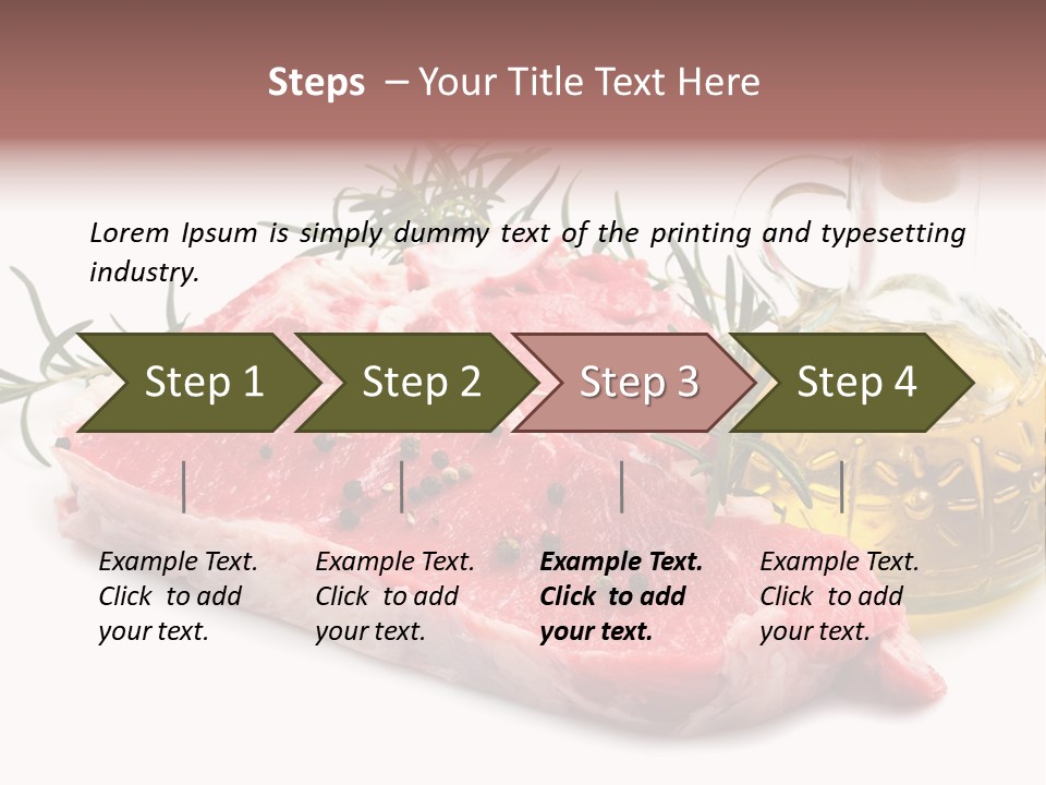 Flame Black Diet PowerPoint Template