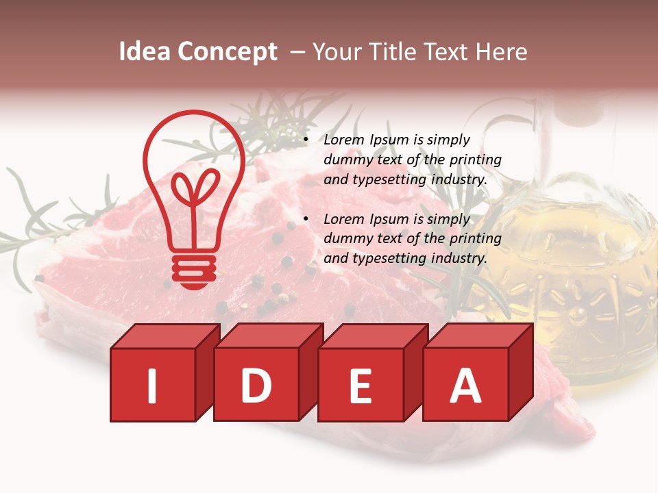 Flame Black Diet PowerPoint Template