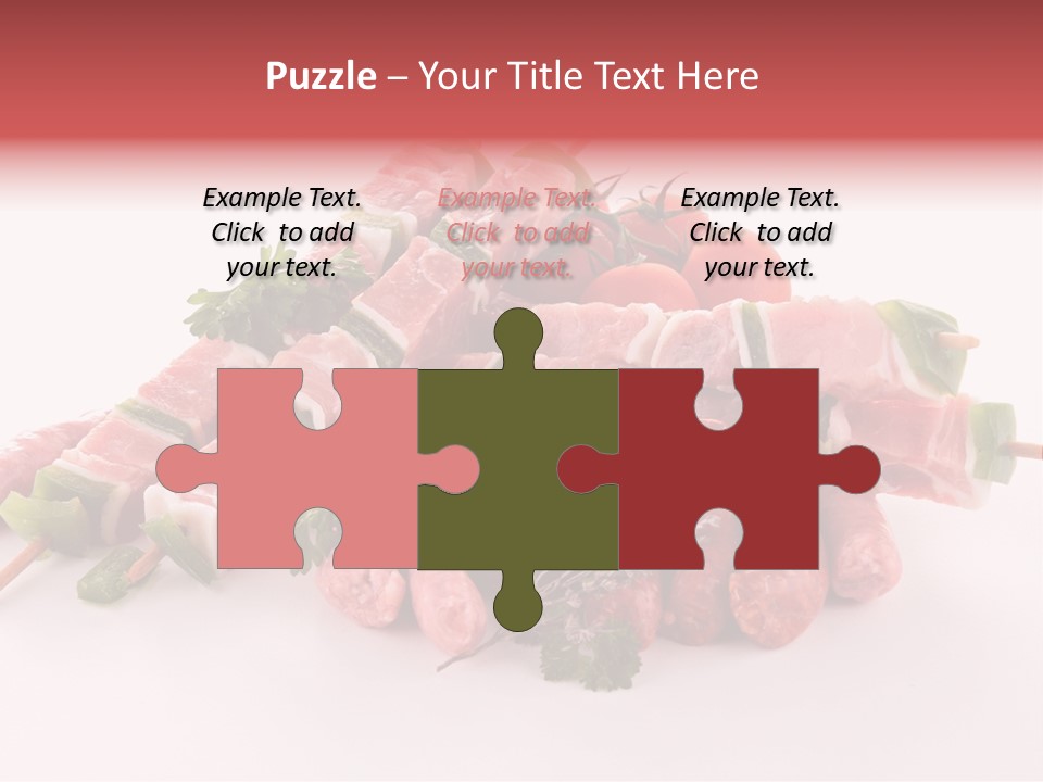 Green Sirloin Cooking PowerPoint Template