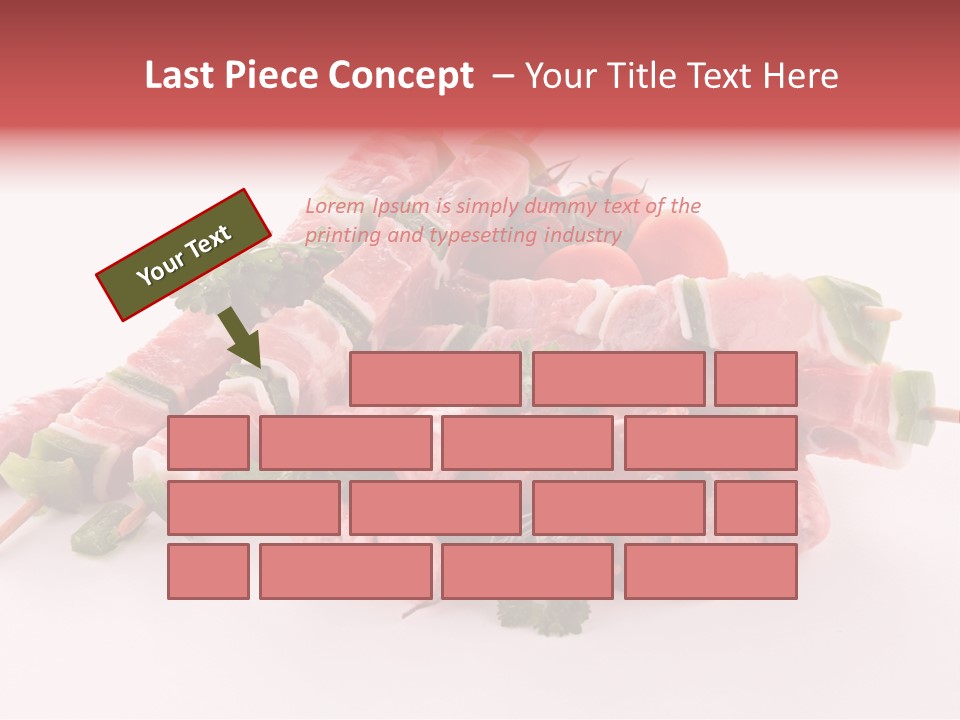 Green Sirloin Cooking PowerPoint Template