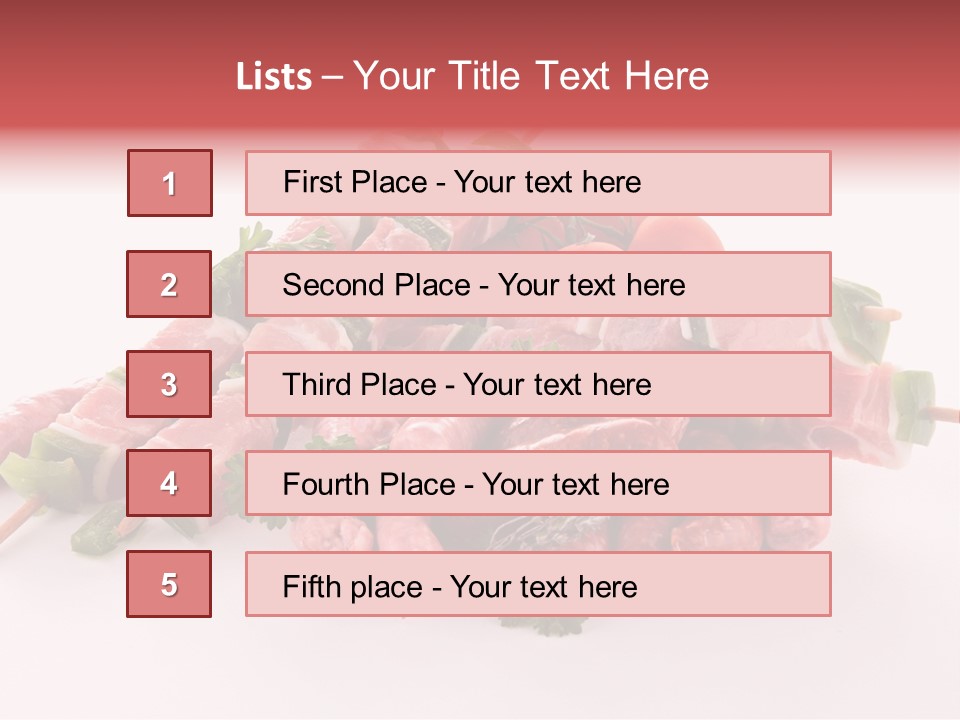 Green Sirloin Cooking PowerPoint Template