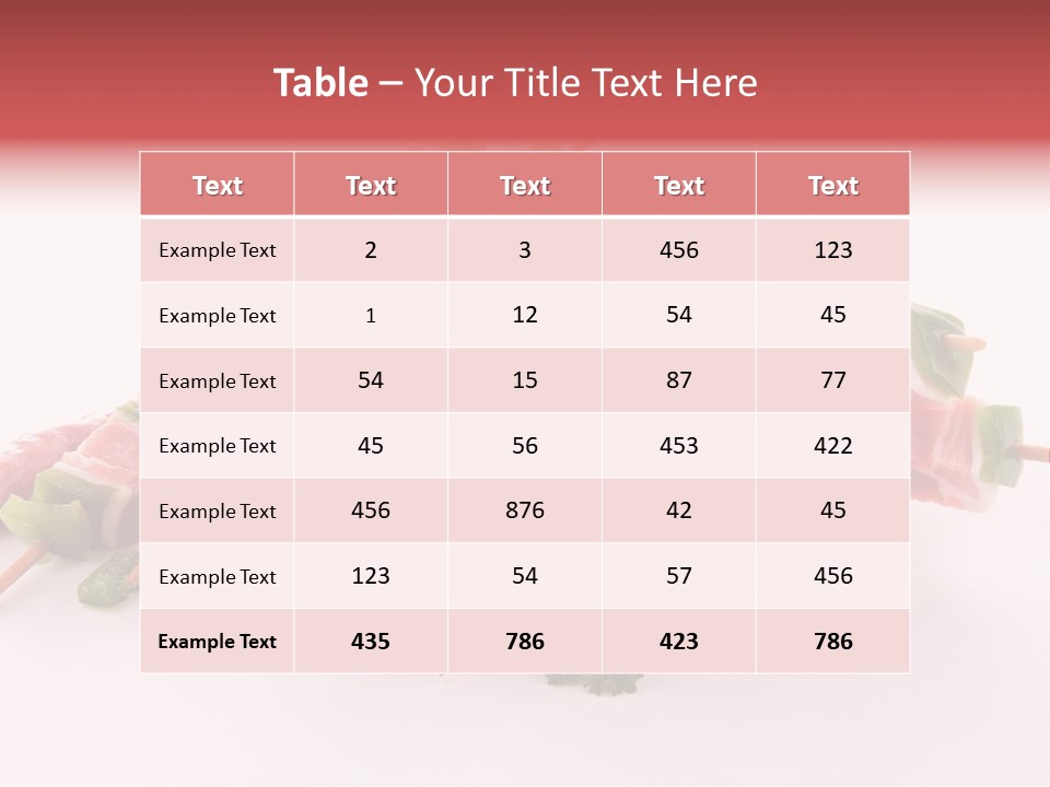 Green Sirloin Cooking PowerPoint Template