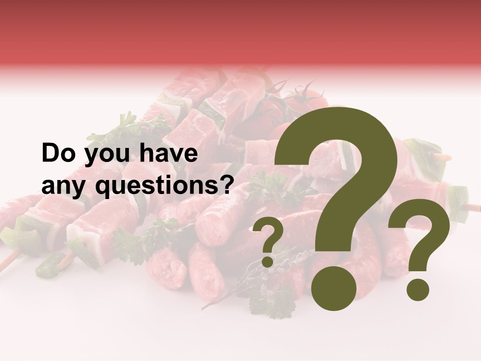 Green Sirloin Cooking PowerPoint Template