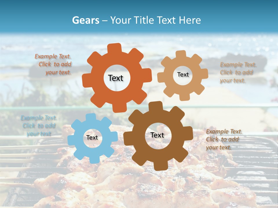 Nutrition White Background Dinner PowerPoint Template