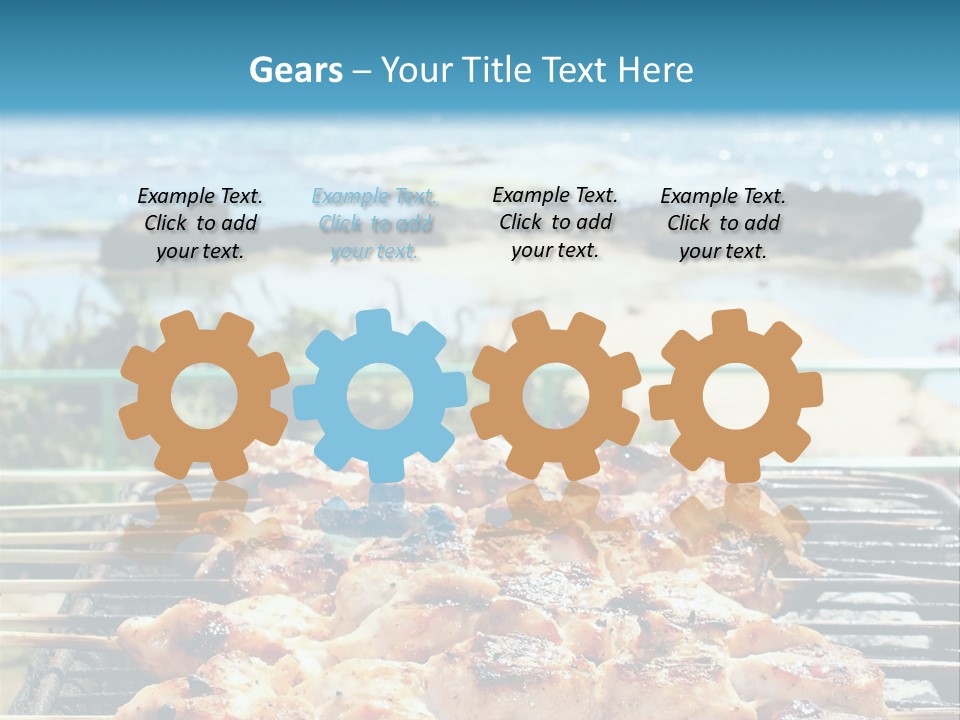 Nutrition White Background Dinner PowerPoint Template