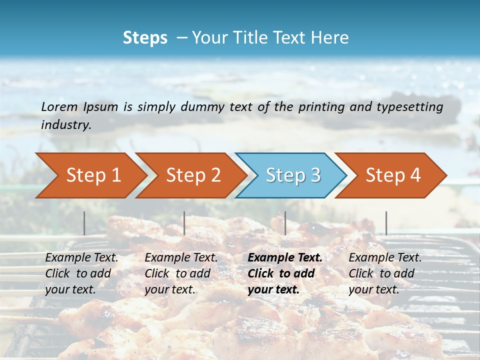 Nutrition White Background Dinner PowerPoint Template