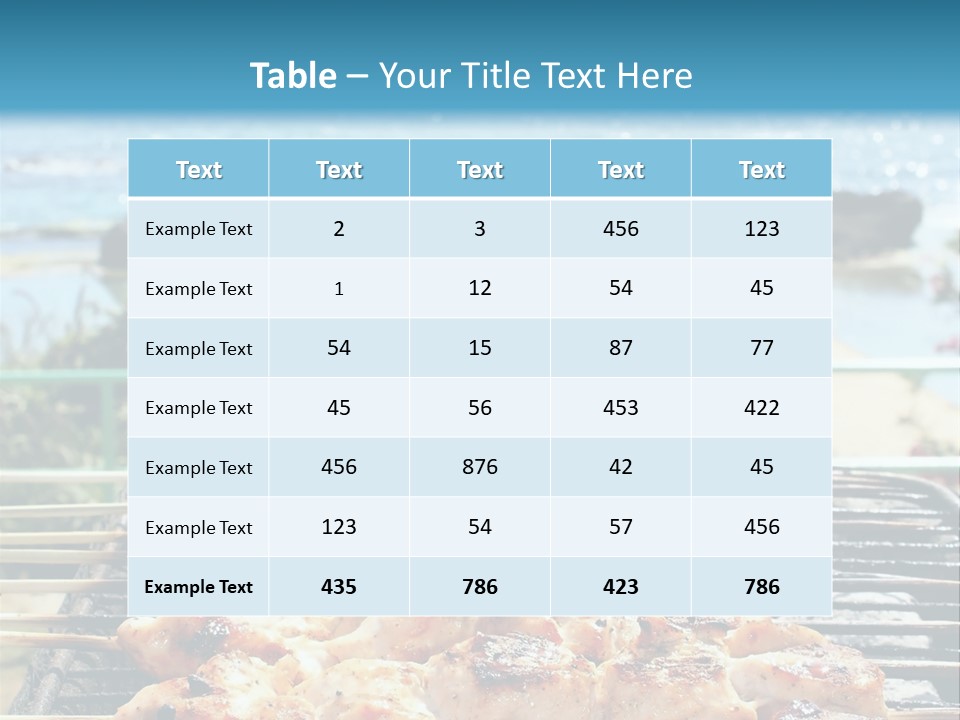 Nutrition White Background Dinner PowerPoint Template