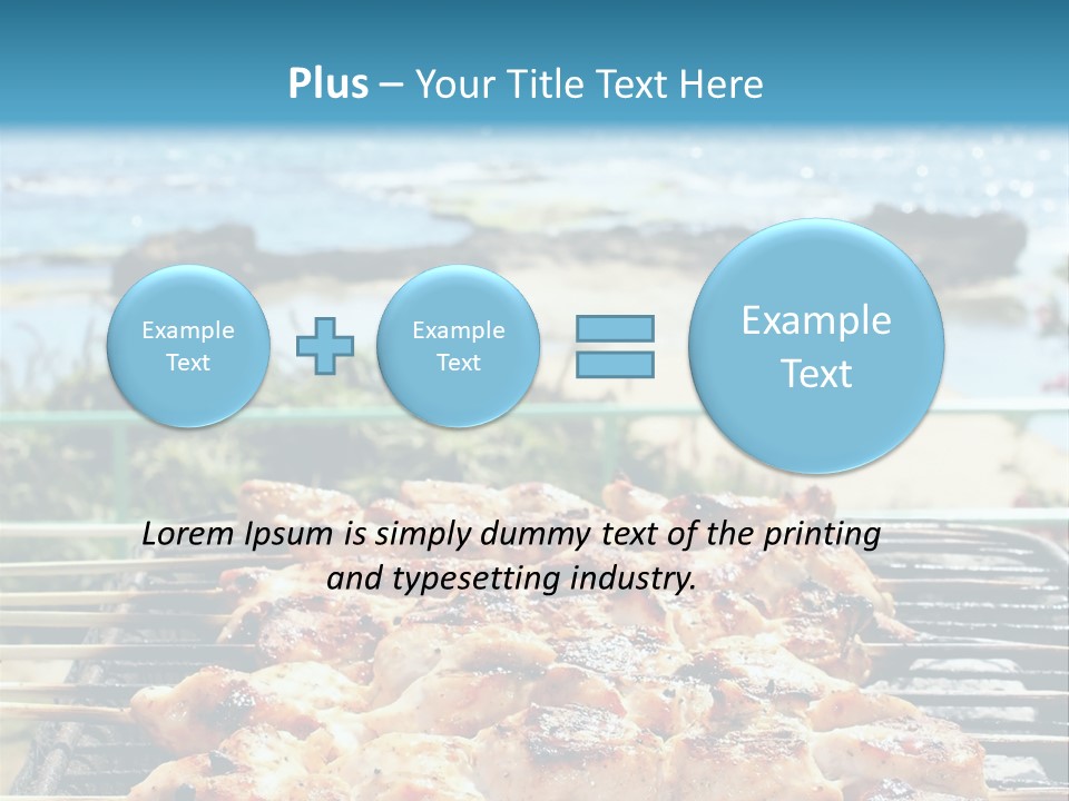 Nutrition White Background Dinner PowerPoint Template