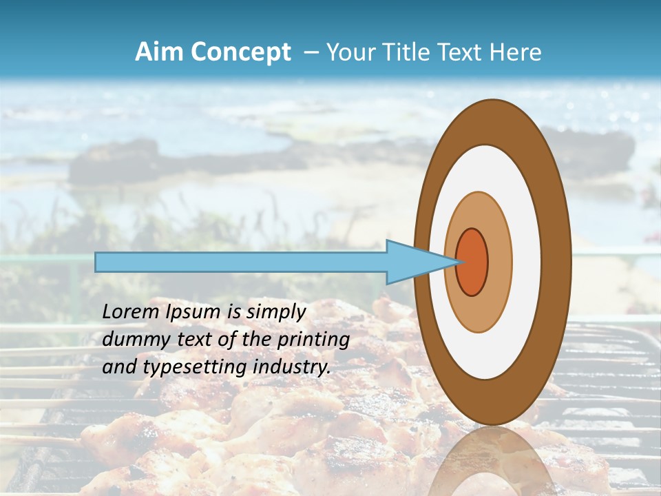 Nutrition White Background Dinner PowerPoint Template