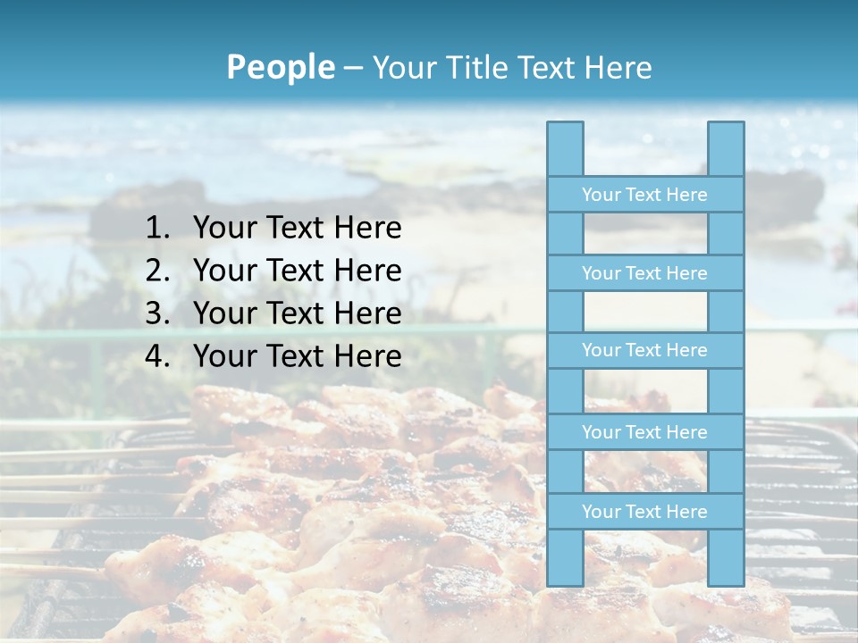 Nutrition White Background Dinner PowerPoint Template