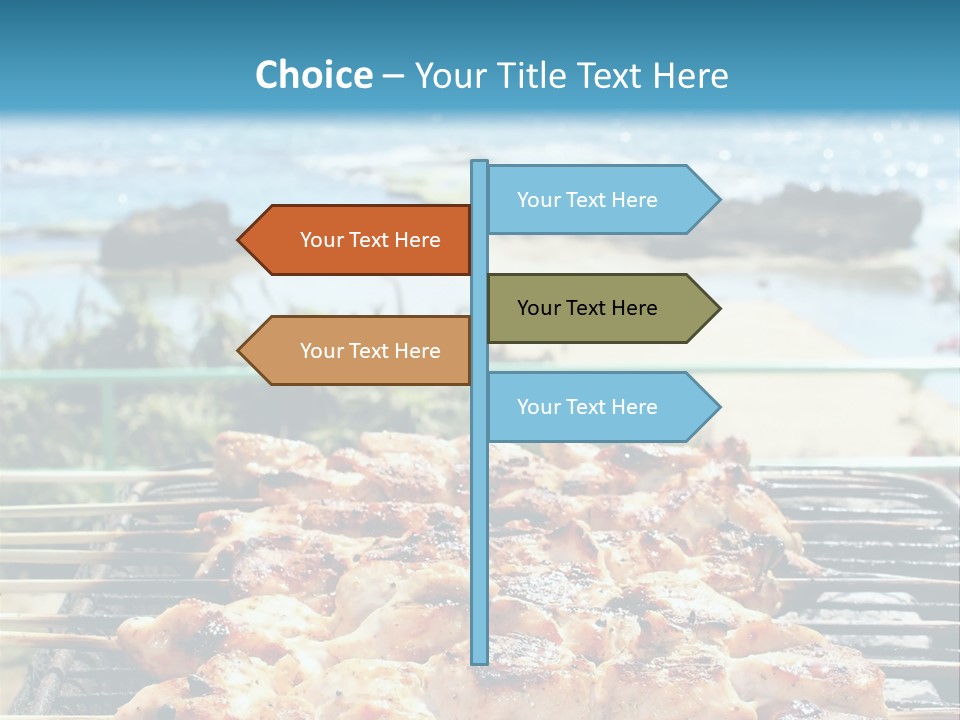Nutrition White Background Dinner PowerPoint Template