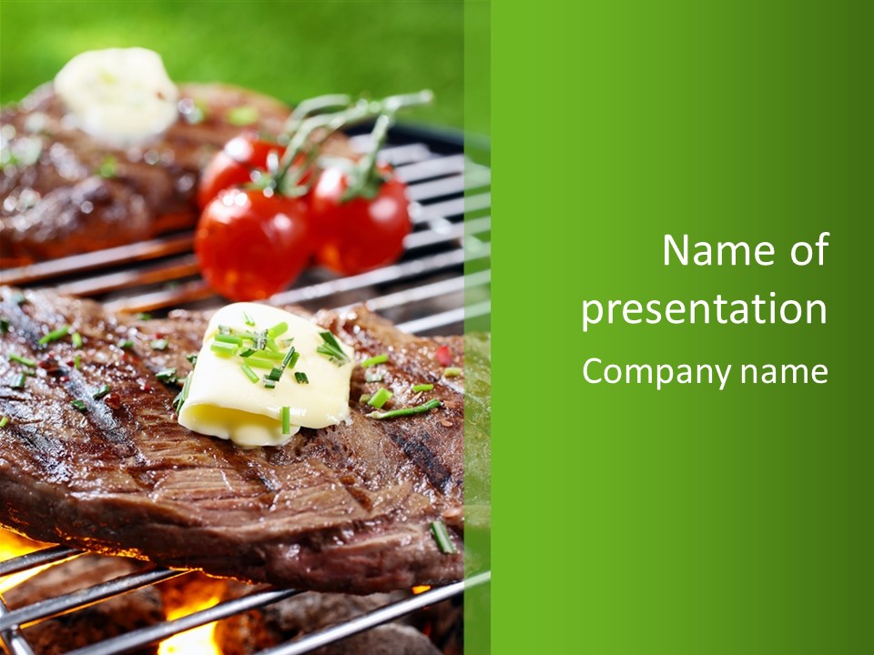 Butter Beef American PowerPoint Template