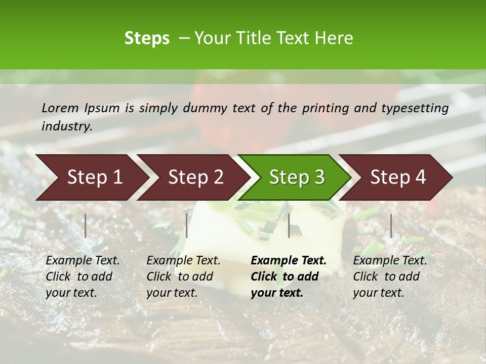 Butter Beef American PowerPoint Template